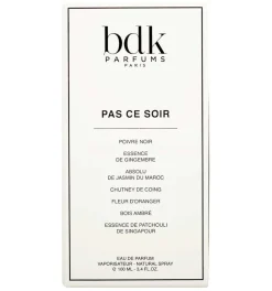 BDK Pas Ce Soir Eau De Parfum
