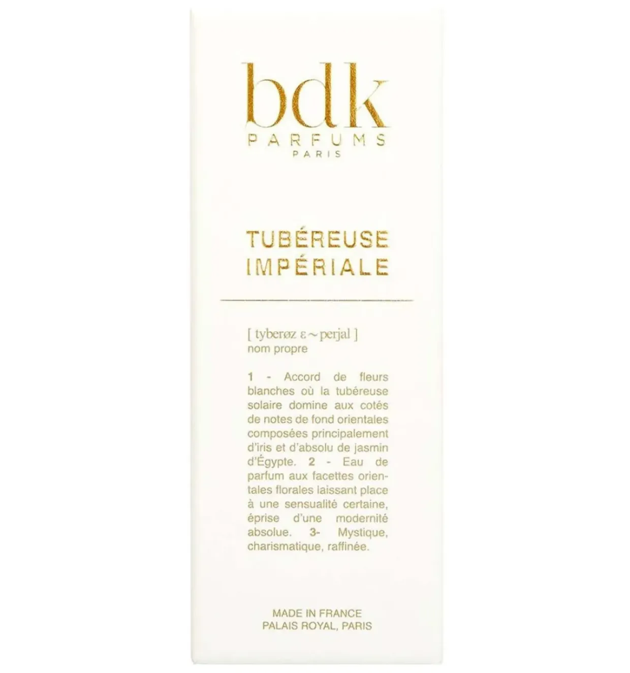 BDK Tubéreuse Impériale EDP